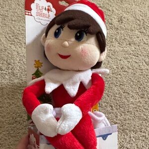 ELF Festive Red and White Plush Toy